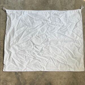 Authentic Versace White garment bag/ purse bag with Subtle Embossed Logo